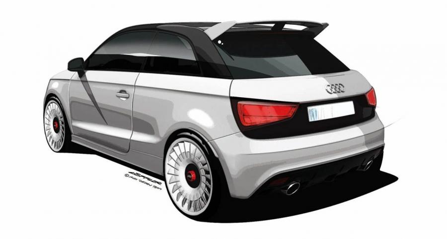 Эскиз Audi A1 Quattro (8X) 2012 года  (фото 48 из 53)